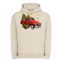 Pigment French Oak christmas truck Urban Hoodie - FaDigitalArtStudio