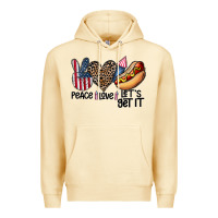 Pina Colada peace love let's get it Premium Hoodie - CowhideDigitalArt