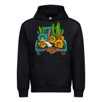 Black western truck Horseshoe Urban Hoodie - HRA Design Shop