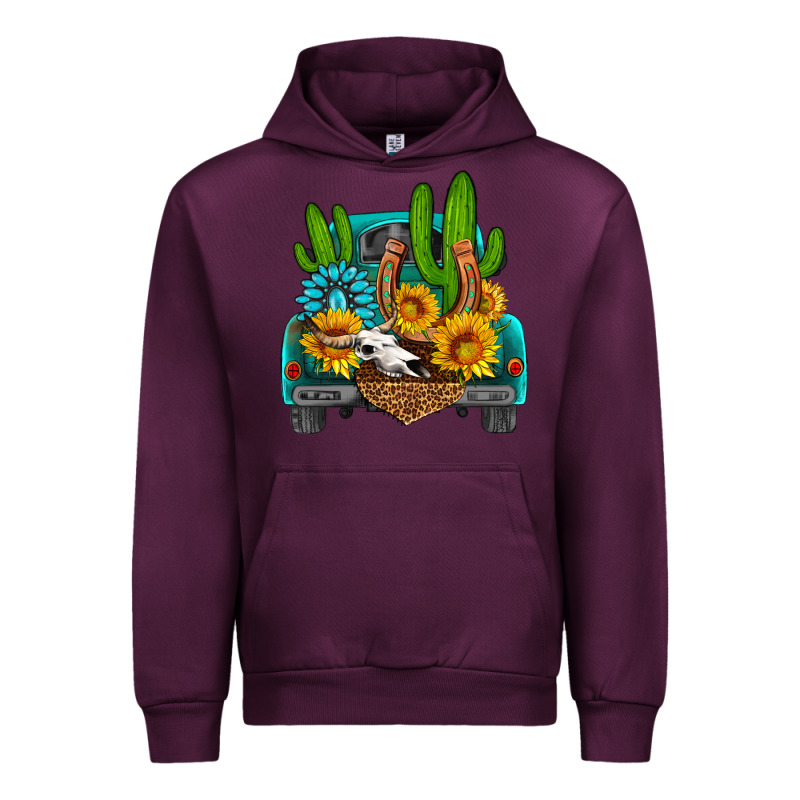 Western Truck Horseshoe Urban Hoodie by HRA Design Shop | Teevron
