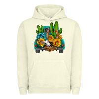 Pigment Pistachio western truck Horseshoe Urban Hoodie - HRA Design Shop