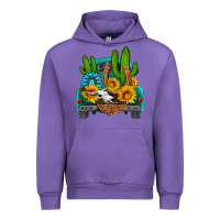 Tulip western truck Horseshoe Urban Hoodie - HRA Design Shop