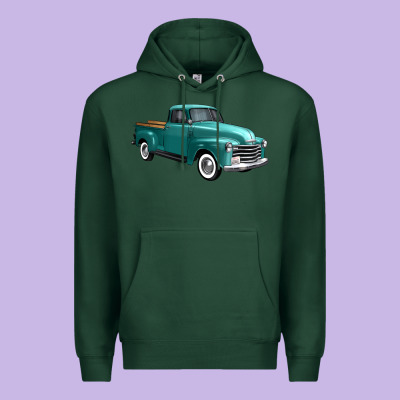 Western Truck 34 View Premium Hoodie Designed By Fadigitalartstudio