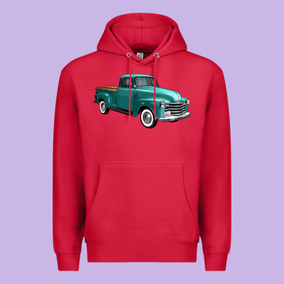 Western Truck 34 View Premium Hoodie Designed By Fadigitalartstudio