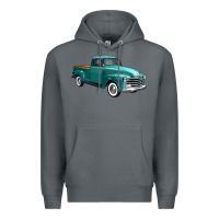 Rock western truck 34 view Premium Hoodie - FaDigitalArtStudio