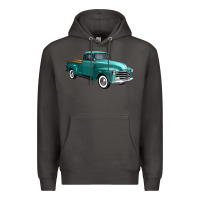 Smoke western truck 34 view Premium Hoodie - FaDigitalArtStudio