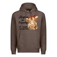 Coffee heifer's be trippin' charolais cow Premium Hoodie - RanaPortraitStore