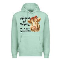 Seafoam heifer's be trippin' charolais cow Premium Hoodie - RanaPortraitStore