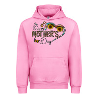 Fuchsia Pink happy mother's day Urban Hoodie - CowhideDigitalArt