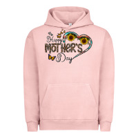 Pigment Salmon happy mother's day Urban Hoodie - CowhideDigitalArt