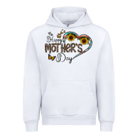 White happy mother's day Urban Hoodie - CowhideDigitalArt