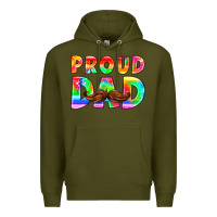 Army Green proud dad Premium Hoodie - HRA Design Shop
