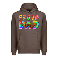 Coffee proud dad Premium Hoodie - HRA Design Shop