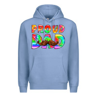 Colony Blue proud dad Premium Hoodie - HRA Design Shop