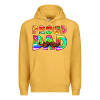 Mustard proud dad Premium Hoodie - HRA Design Shop