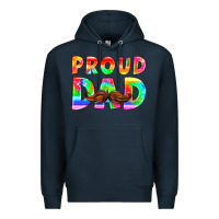 Navy proud dad Premium Hoodie - HRA Design Shop