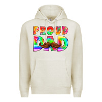 Oatmeal Heather proud dad Premium Hoodie - HRA Design Shop