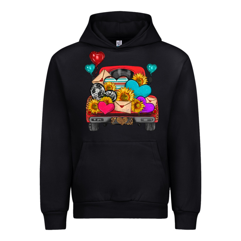 Western Truck With Heart Urban Hoodie by HRA Design Shop | Teevron