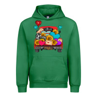 Emerald western truck with heart Urban Hoodie - HRA Design Shop