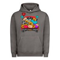 Pigment Tornado western truck with heart Urban Hoodie - HRA Design Shop