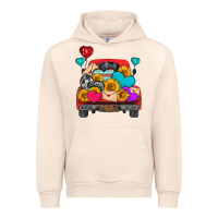 Sandshell western truck with heart Urban Hoodie - HRA Design Shop