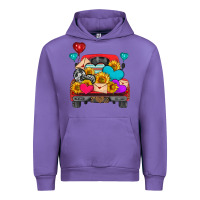 Tulip western truck with heart Urban Hoodie - HRA Design Shop