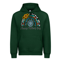 Forest Green happy mother's day rainbow Urban Hoodie - CowhideDigitalArt