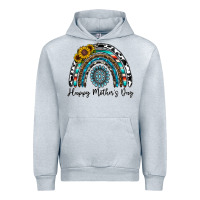 Heather Grey happy mother's day rainbow Urban Hoodie - CowhideDigitalArt
