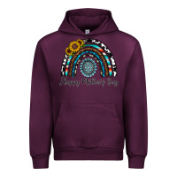 Mauve Wine happy mother's day rainbow Urban Hoodie - CowhideDigitalArt