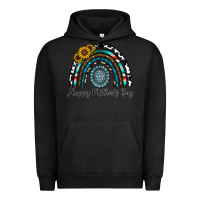 Pigment Black happy mother's day rainbow Urban Hoodie - CowhideDigitalArt