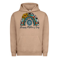 Pigment Burro happy mother's day rainbow Urban Hoodie - CowhideDigitalArt