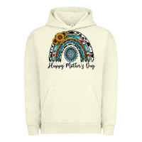 Pigment Pistachio happy mother's day rainbow Urban Hoodie - CowhideDigitalArt