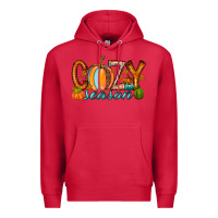 Cardinal cozy season Premium Hoodie - RacoonDesign