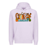Lilac cozy season Premium Hoodie - RacoonDesign