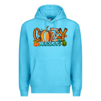 Ocean Blue cozy season Premium Hoodie - RacoonDesign