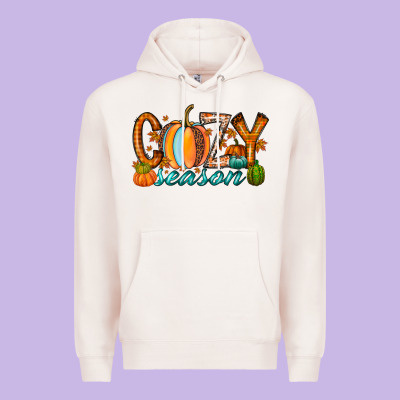 Cozy Season Premium Hoodie Designed By Racoondesign