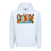 White cozy season Premium Hoodie - RacoonDesign