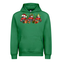 Emerald christmas trucks Urban Hoodie - FaDigitalArtStudio