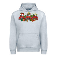 Heather Grey christmas trucks Urban Hoodie - FaDigitalArtStudio