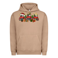Pigment Burro christmas trucks Urban Hoodie - FaDigitalArtStudio