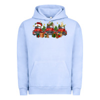 Pigment Grape Ice christmas trucks Urban Hoodie - FaDigitalArtStudio