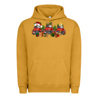 Pigment Peanut Butter christmas trucks Urban Hoodie - FaDigitalArtStudio