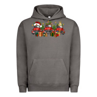 Pigment Tornado christmas trucks Urban Hoodie - FaDigitalArtStudio