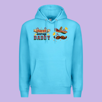 Nacho Average Daddy Libbey Glass Premium Hoodie Designed By Hra Design Shop