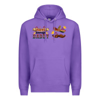 Purple nacho average daddy libbey glass Premium Hoodie - HRA Design Shop