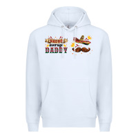 White nacho average daddy libbey glass Premium Hoodie - HRA Design Shop