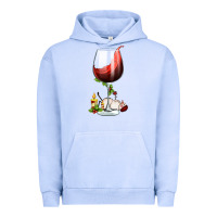 Pigment Grape Ice christmas wine glass Urban Hoodie - FaDigitalArtStudio