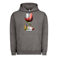 Pigment Tornado christmas wine glass Urban Hoodie - FaDigitalArtStudio