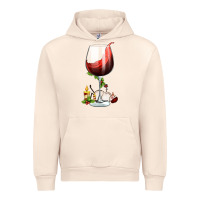 Sandshell christmas wine glass Urban Hoodie - FaDigitalArtStudio