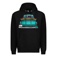 Black western truck back view 2 Premium Hoodie - FaDigitalArtStudio